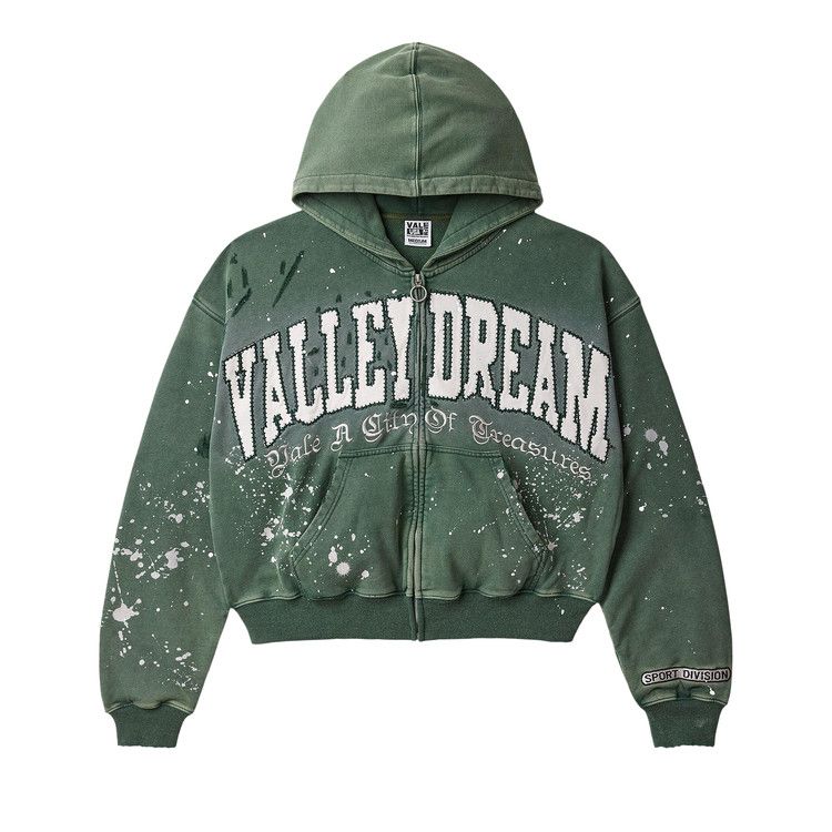 

Худи Vale Forever Paint Zip Up Hoodie, Pine
