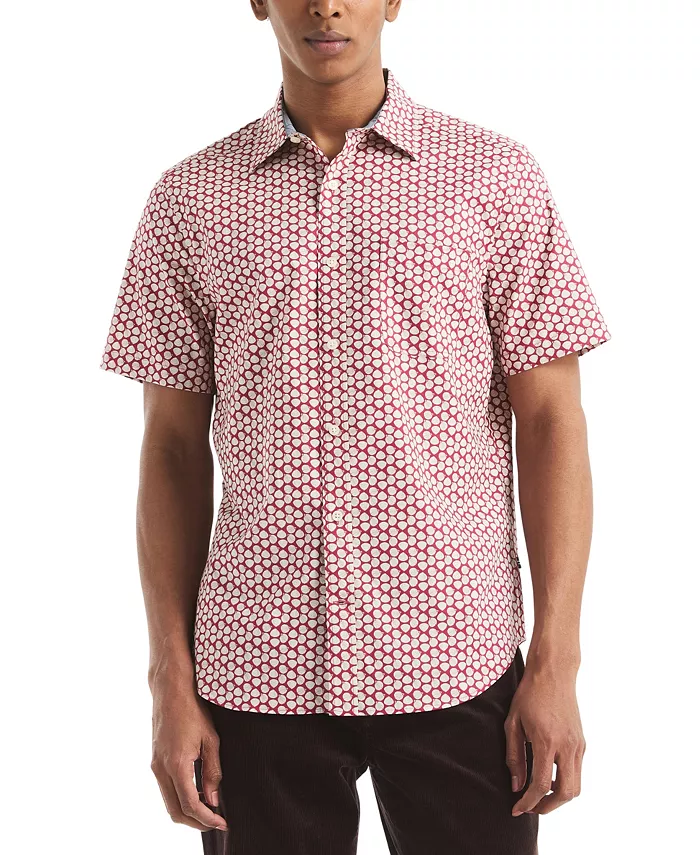 

Мужская футболка с принтом с коротким рукавом Nautica, красный