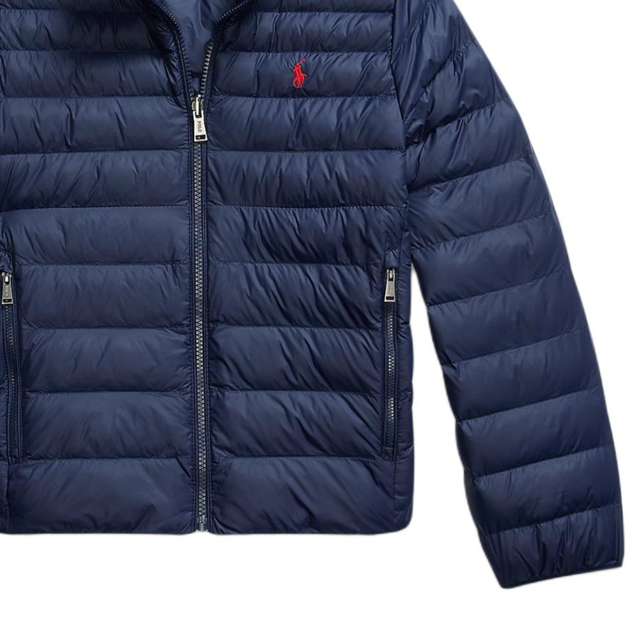 утепленная куртка для детей Polo Ralph Lauren, темно-синий — фото 4