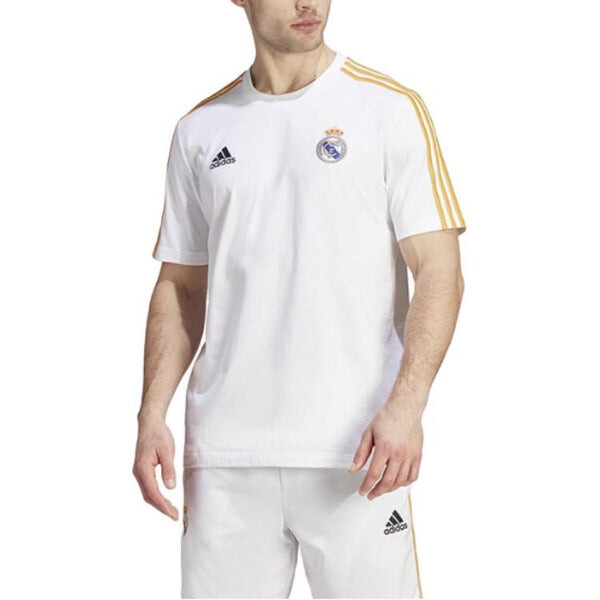 Футболка real madrid 3 stripes Adidas, белый — фото 2