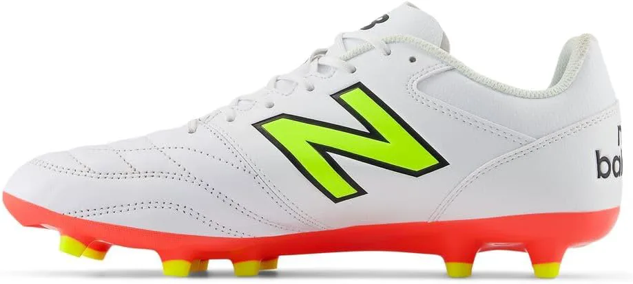 Футбольные бутсы New Balance Men's 442 V2 Team FG, белый/красный — фото 3