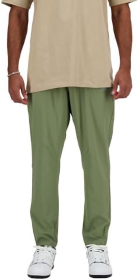 

Мужские зауженные брюки New Balance AC, длина внутреннего шва 29 дюймов, Dark Olivine