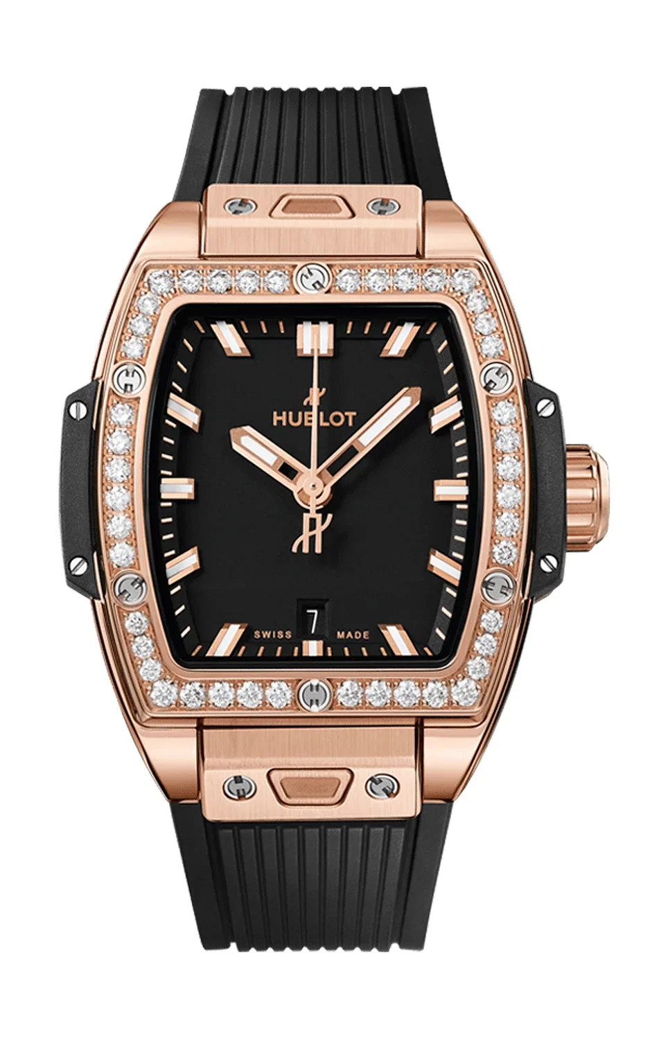 SPIRIT OF BIG BANG KING GOLD DIAMONDS 32 ММ - 682.OX.1180.RX.1204 HUBLOT, золотой