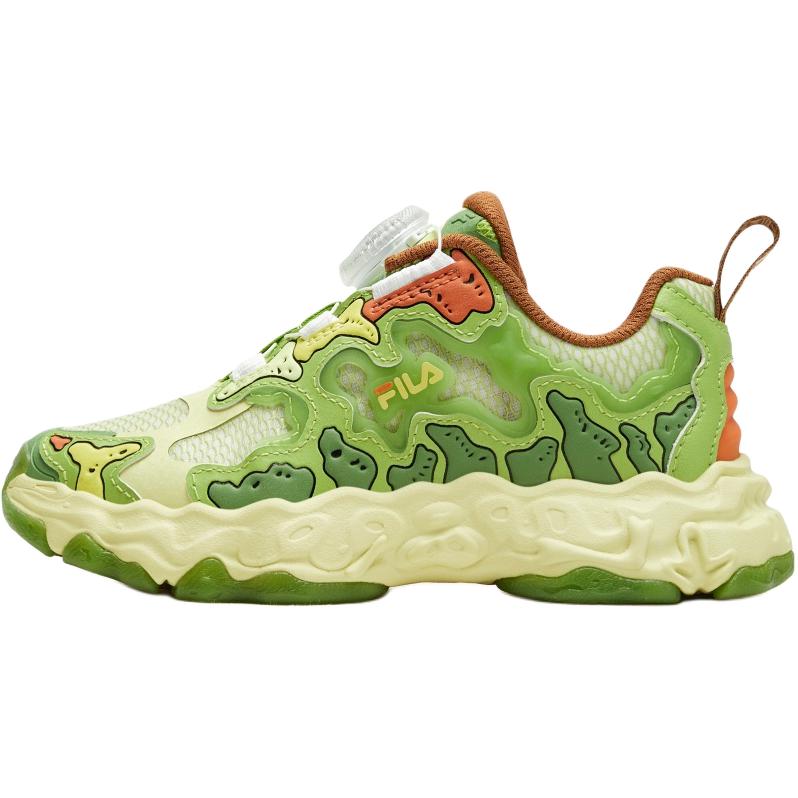 

FILA KIDS Легкие амортизирующие низкие детские кроссовки grape green/yellow green для детей 3-7 лет