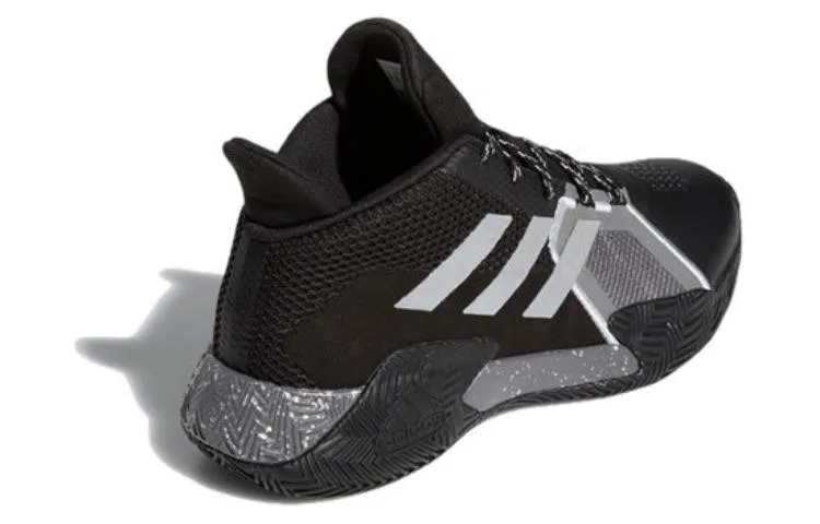 Кроссовки баскетбольные Court Vision 2.0 Adidas Black White — фото 4