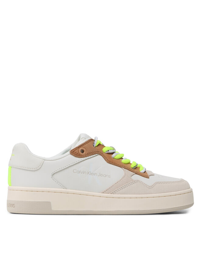 

Кроссовки Calvin Klein Jeans Basket Cupsole Fluo Contrast, белый