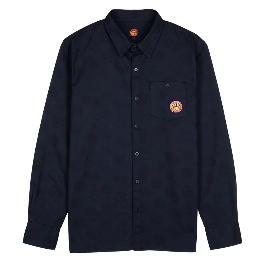 

Рубашка с длинным рукавом Santa Cruz Mccoy donut dog, синий