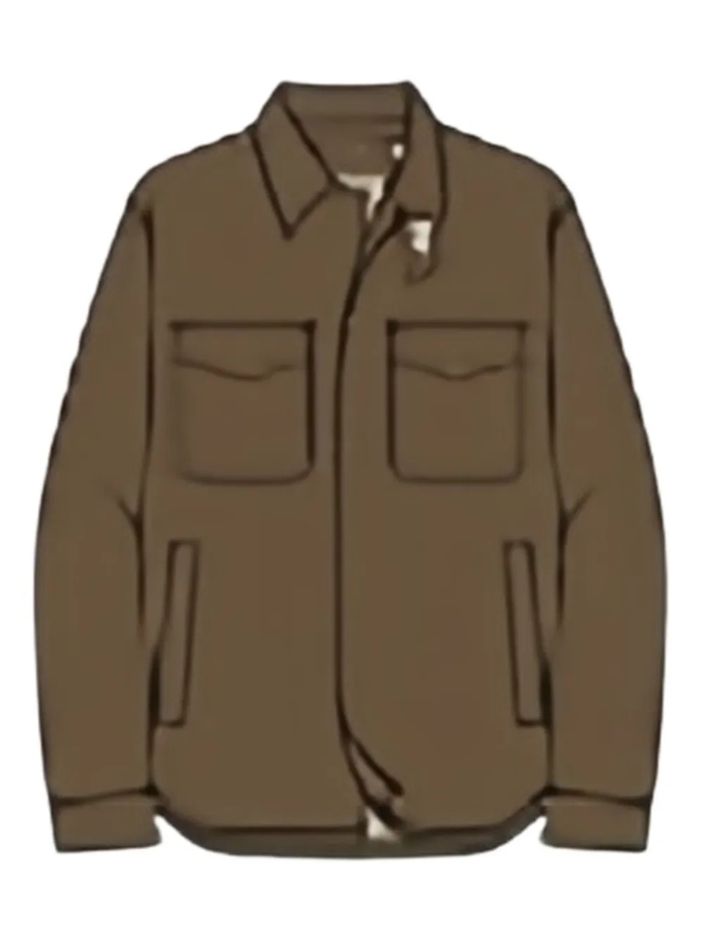 

Куртка с карманами WOOLRICH, коричневый