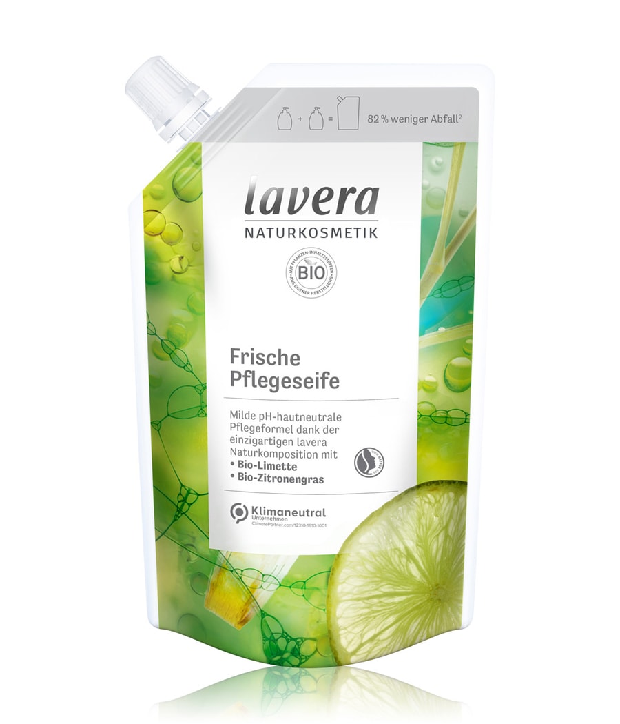 

Жидкое мыло lavera Frisch Bio-Limette & Bio-Zitronengras-Refill, 500 ml