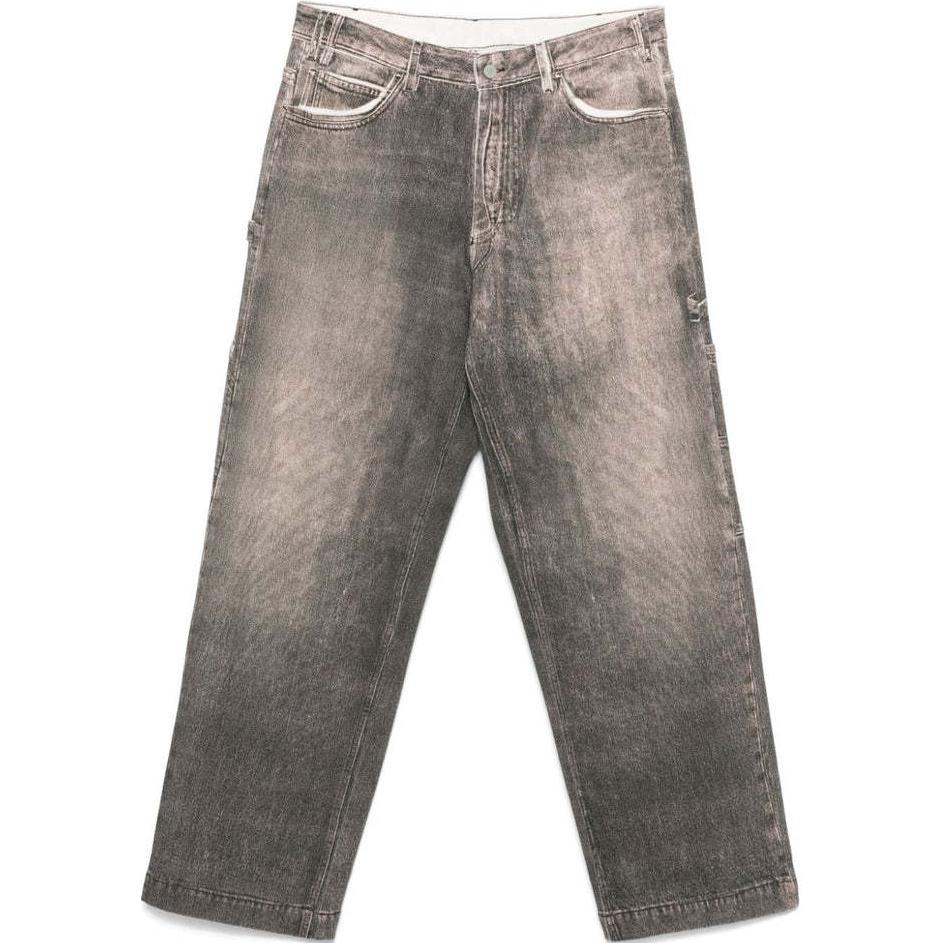 

Джинсы Mid Rise Wide Leg Cargo EMPORIO ARMANI, черный