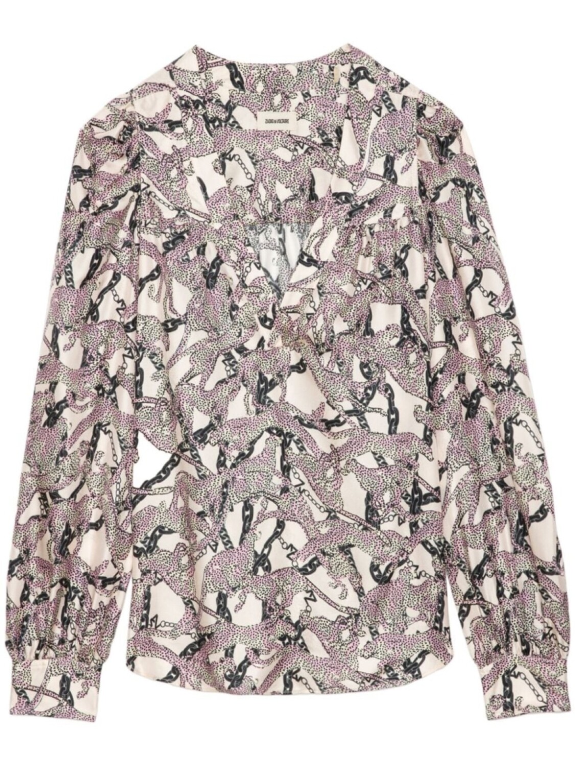 

Zadig&Voltaire telia Wild Chains топ, нейтральный цвет