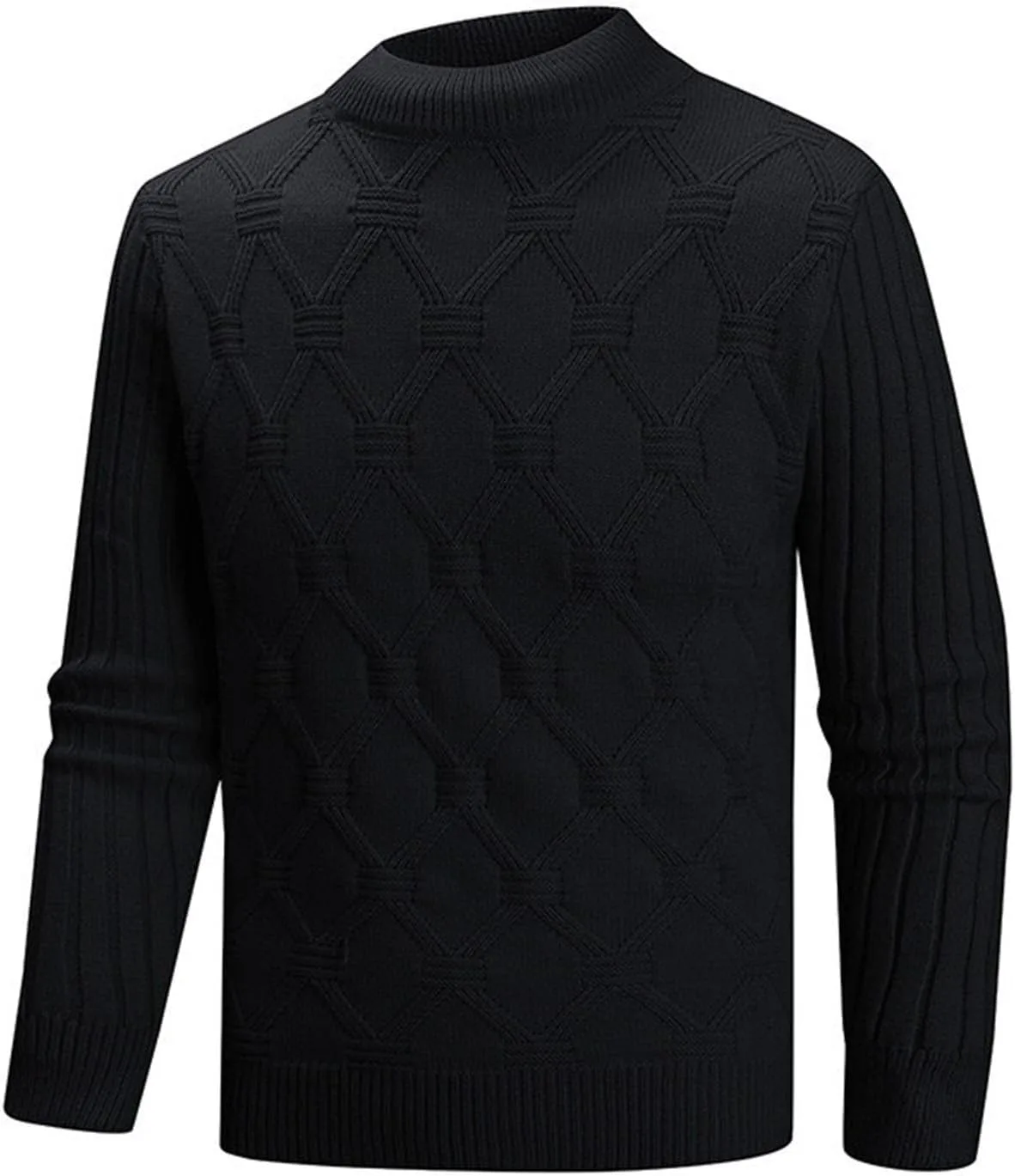 

Свитер мужской с воротником-стойкой, Stretch, Slim Fit Cambkatl