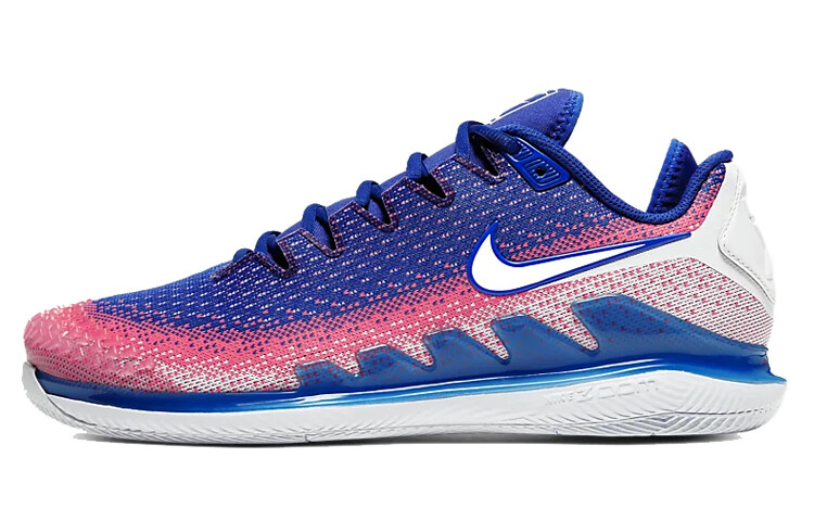 

Теннисные кроссовки Air Zoom Vapor X унисекс с низким верхом, белые/красные/синие Nike