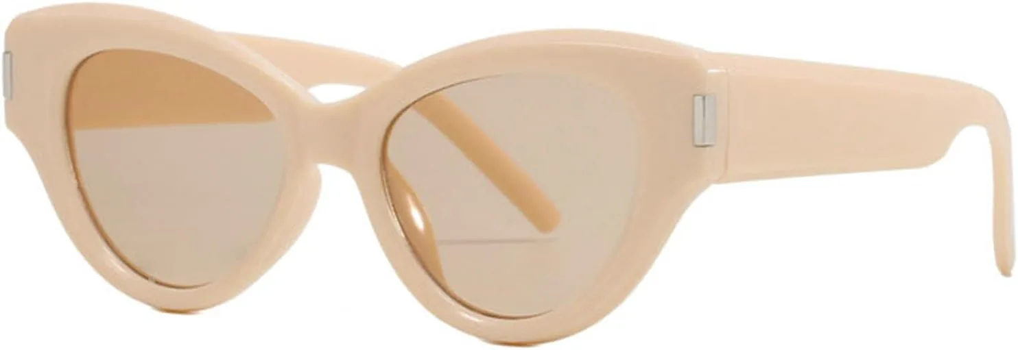 

Женские солнцезащитные очки "кошачий глаз" с градиентным переходом цвета, защита от УФ-излучения UV400, мужские ретро-очки в стиле "чайные очки" helena, C6