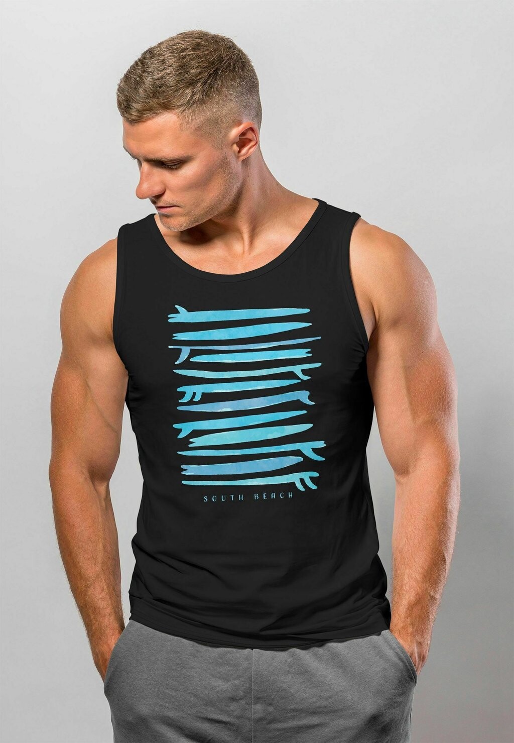

Топ MOTIV FASHION MUSKEL Neverless, цвет schwarz türkis