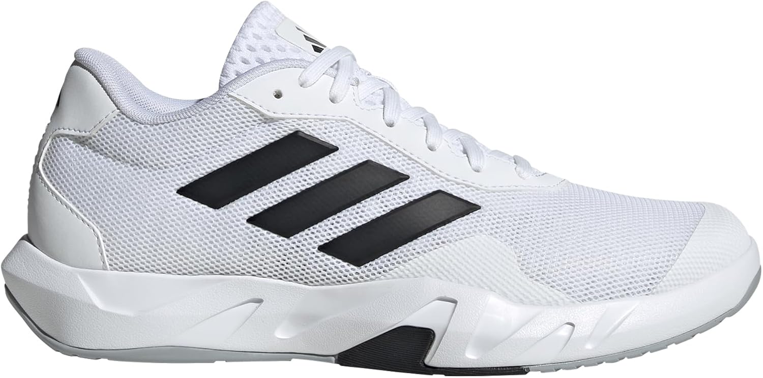 Мужские тренировочные кроссовки Adidas Amplimove, белый/черный/серый — фото 2