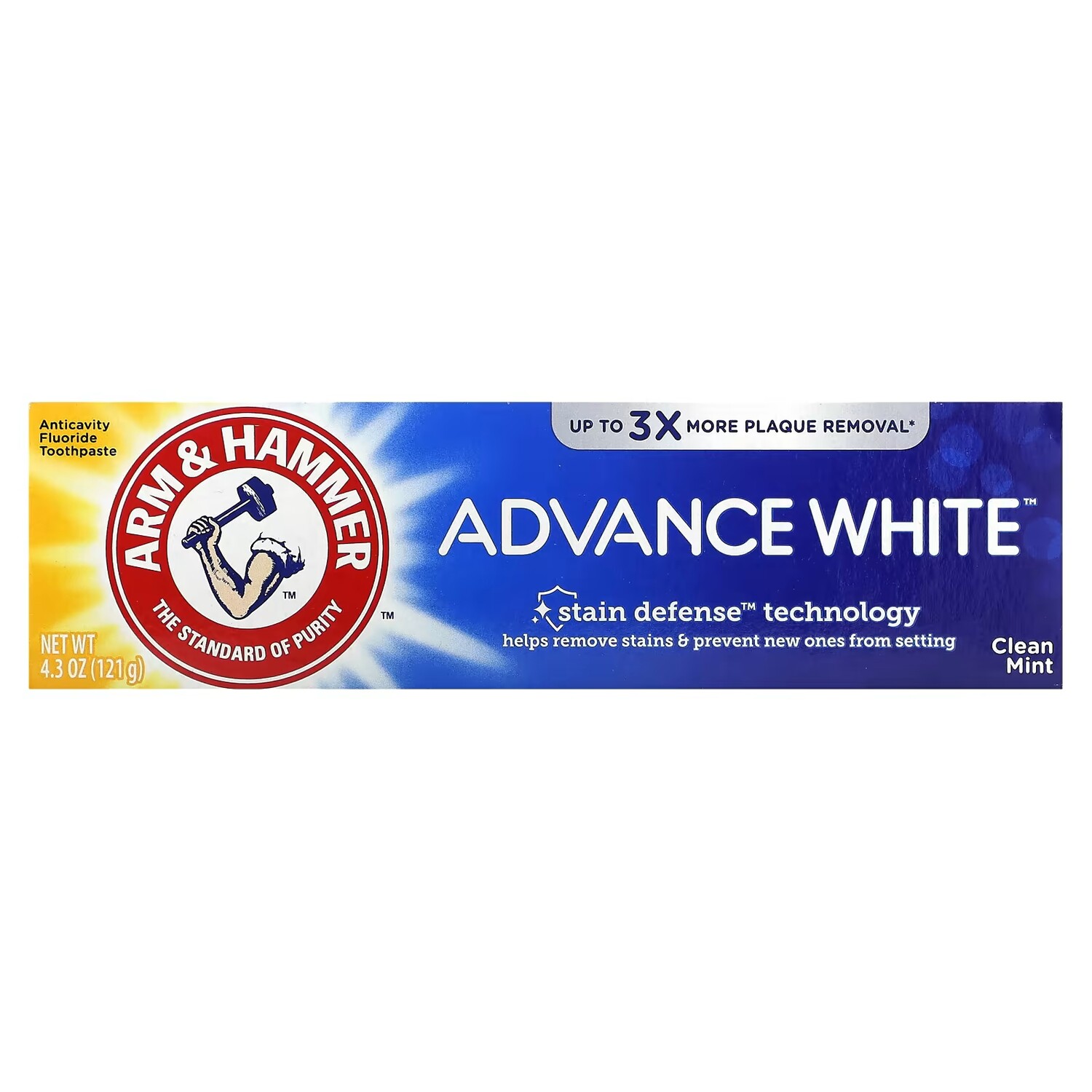 Зубная паста отбеливающая Arm & Hammer Advance White с чистым ароматом мяты — фото 2