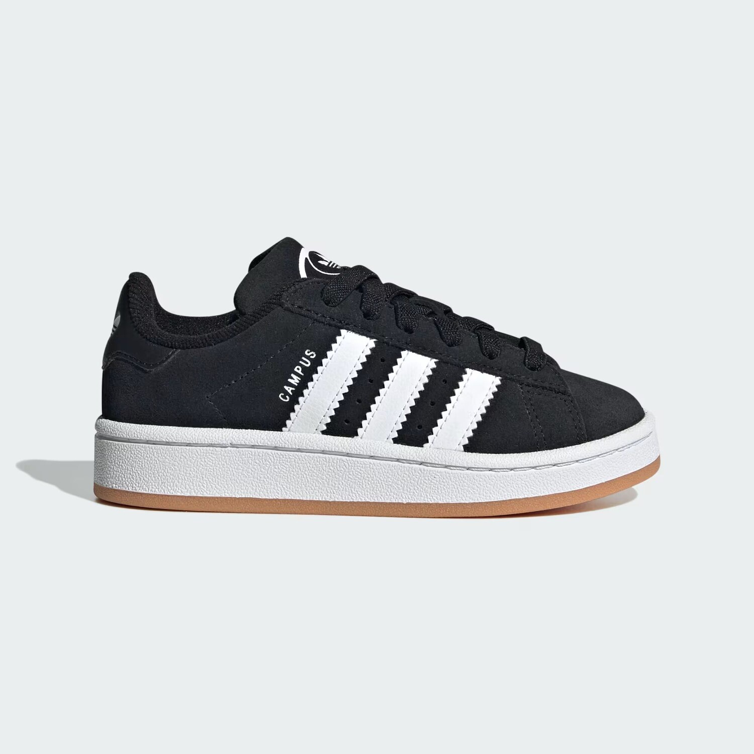 

Эластичные кружевные туфли Campus 00s для детей Adidas, цвет Core Black/Cloud White/Gum