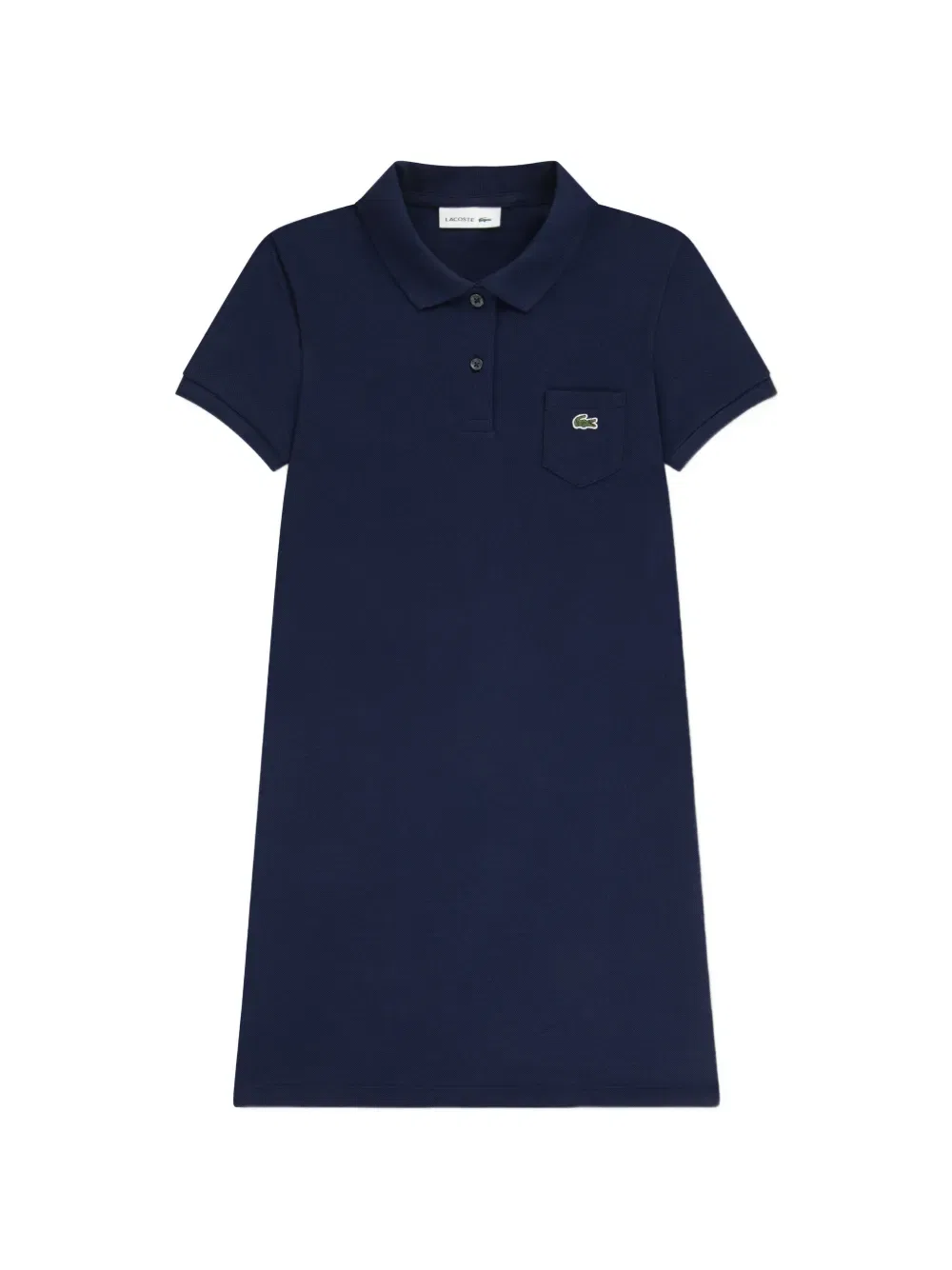 Платье с карманами Polo Lacoste Kids, синий