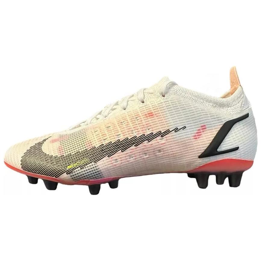 

Nike Футбольные бутсы Mercurial Vapor 14 AG резиновые с короткими шипами, противоскользящие, износостойкие, мужские, белые, черные