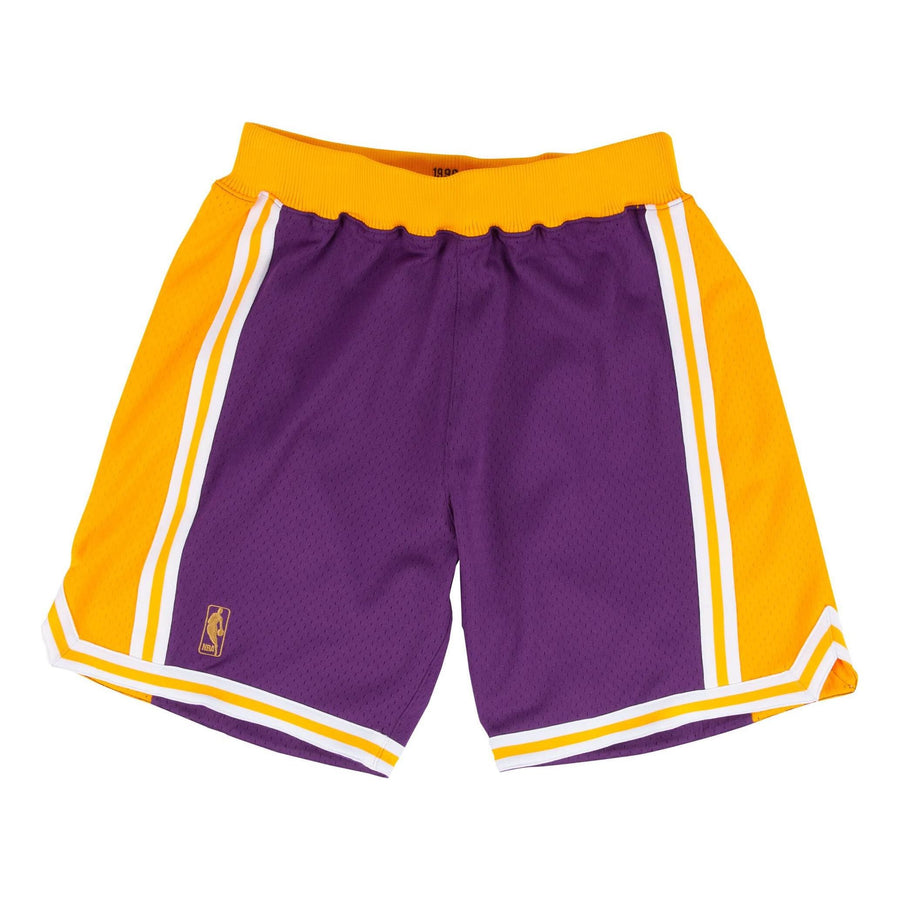 

Спортивные шорты NBA Authentic Shorts Los Angeles Lakers Road 1996-97 'Purple Yellow', фиолетовый