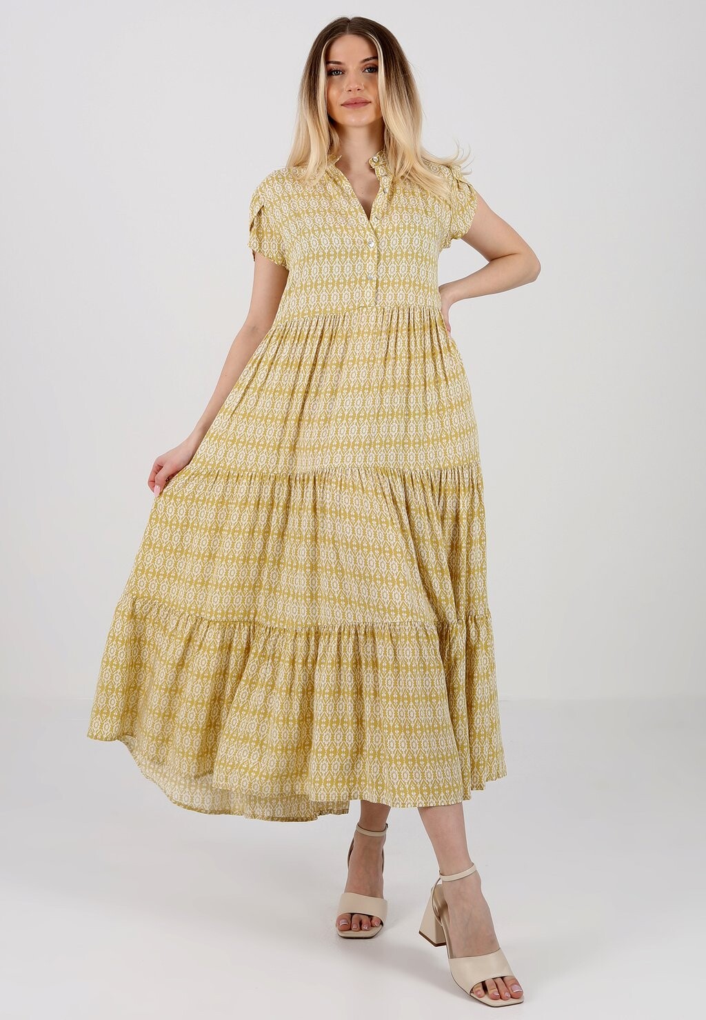 

Платье-рубашка YC Fashion & Style, горчично-желтый