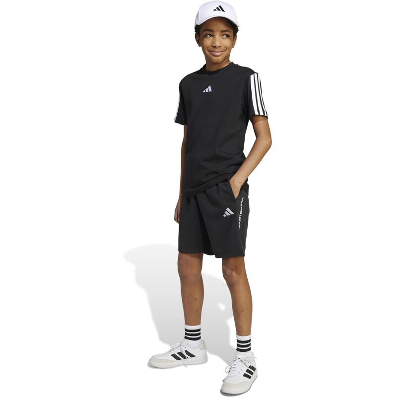 Слоган на французском трикотаже Adidas, черный — фото 4