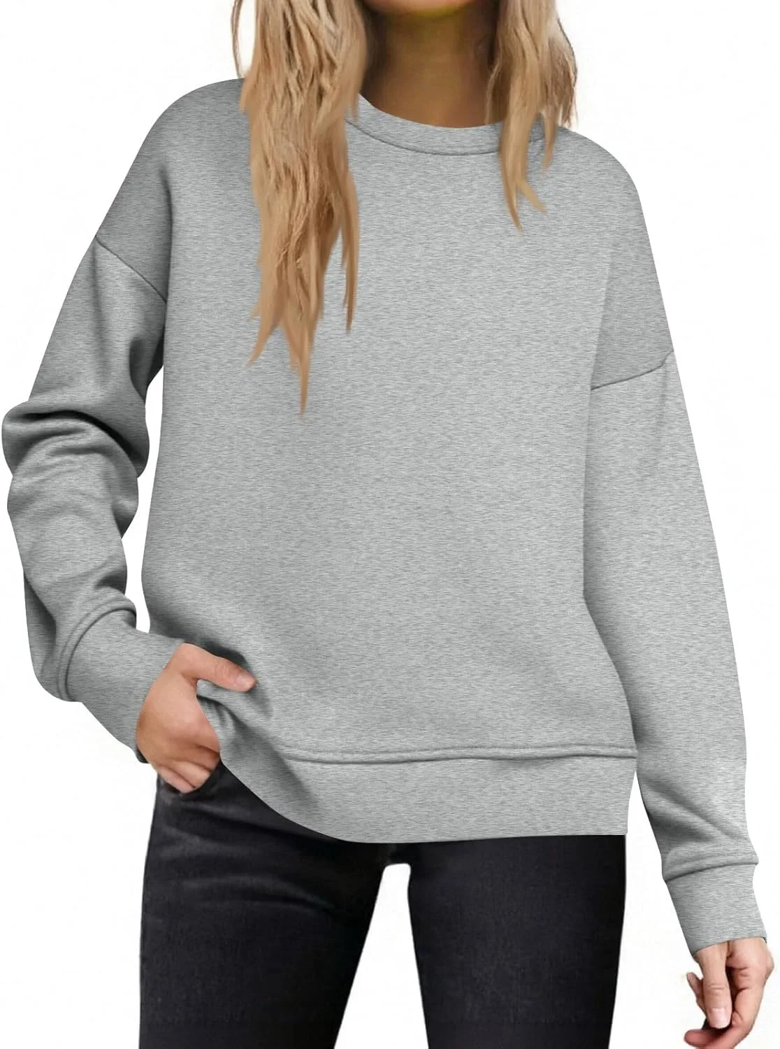 

Женский свитшот оверсайз с воротником-гольф FlekmanArt