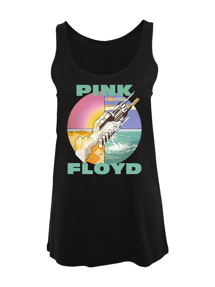 

F4NT4STIC Женская майка Pink Floyd Wish You Were Here, черная