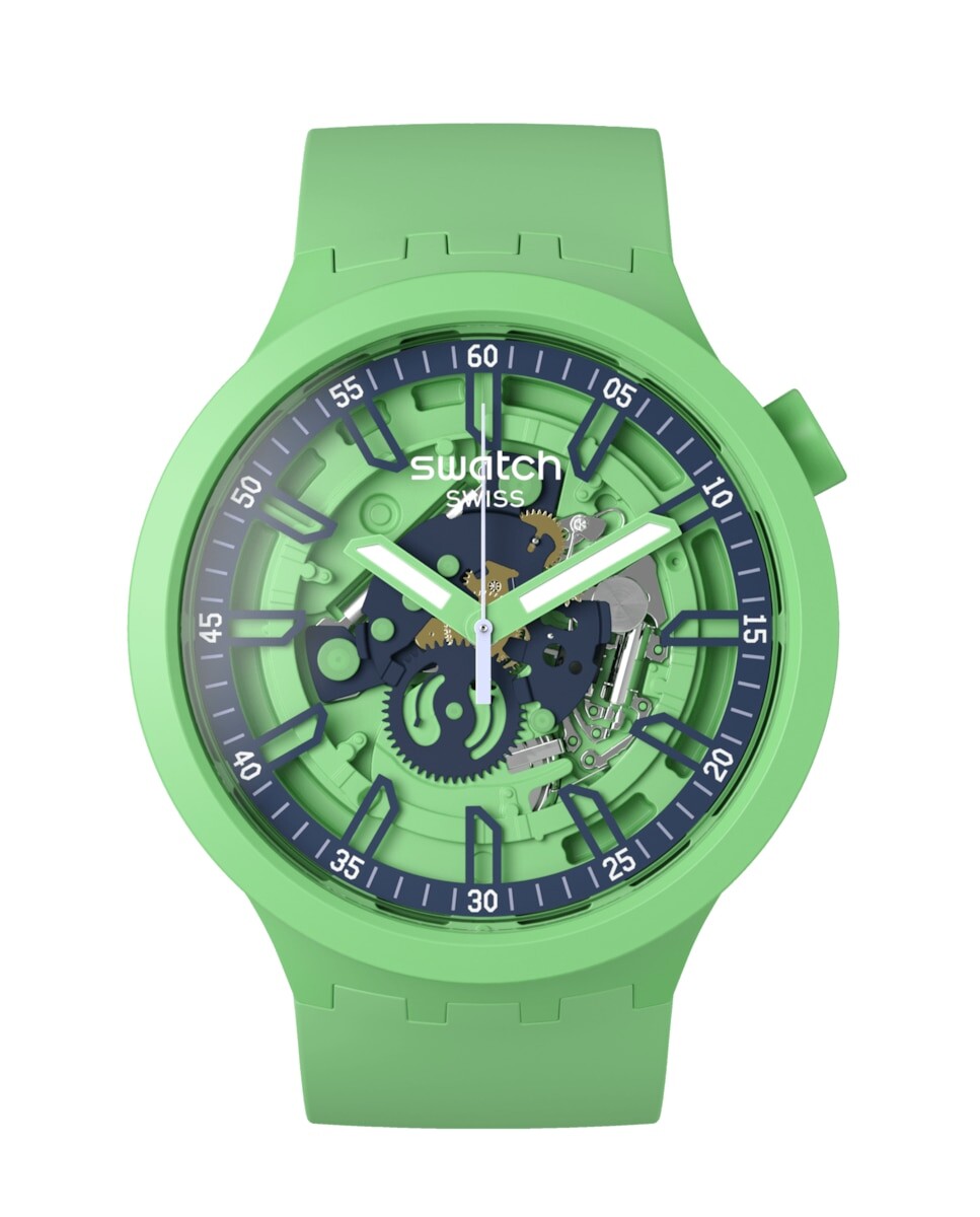 

Часы Fresh Squeeze с зеленым силиконовым ремешком Swatch, зеленый