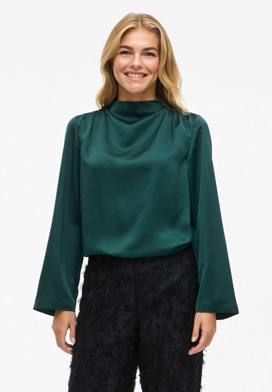 

Блуза VILA VILA OBERTEIL MIT LANGEN ÄRMELN HIGH NECK, Ponderosa Pine/Evergreen