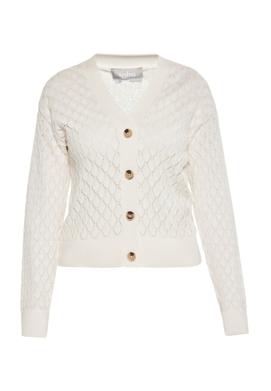 

Вязаный кардиган Usha Knit Cardigan, белый