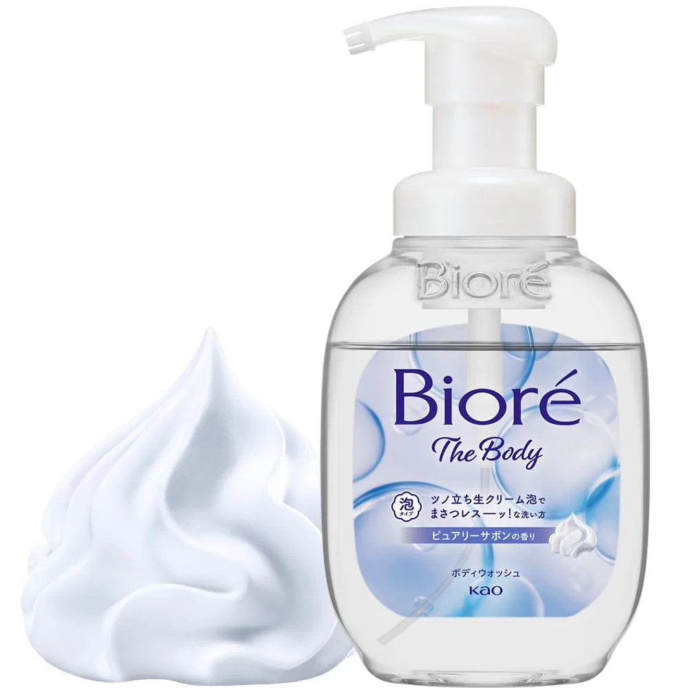 Пенка для душа Biore u The Body Foaming Body Wash «Чистое мыло», 540 мл Biore u