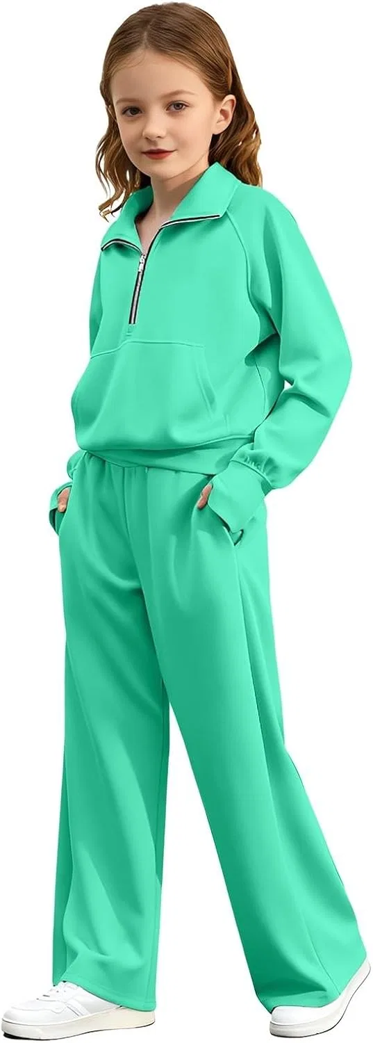 Спортивный костюм для девочек, 2 предмета, C-mint Green — фото 2