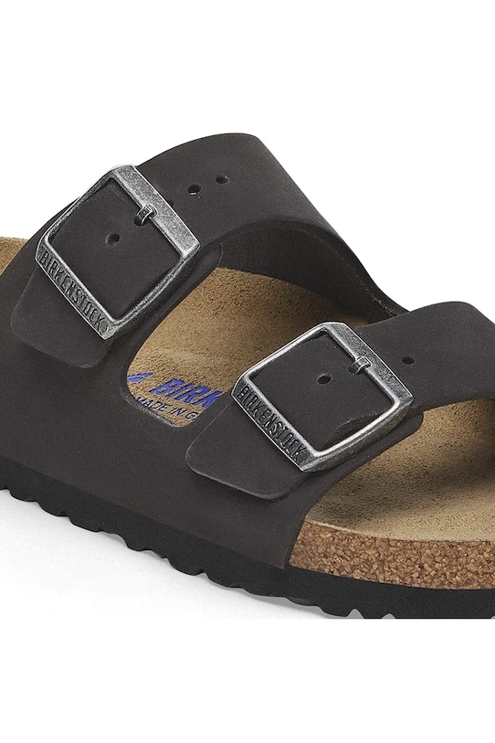 Нубуковые сандалии Arizona SFB Birkenstock, черный — фото 3