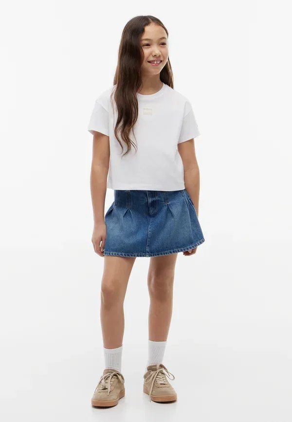 Футболка Tommy Hilfiger Tonal flag basic t-shirt, белый — фото 2