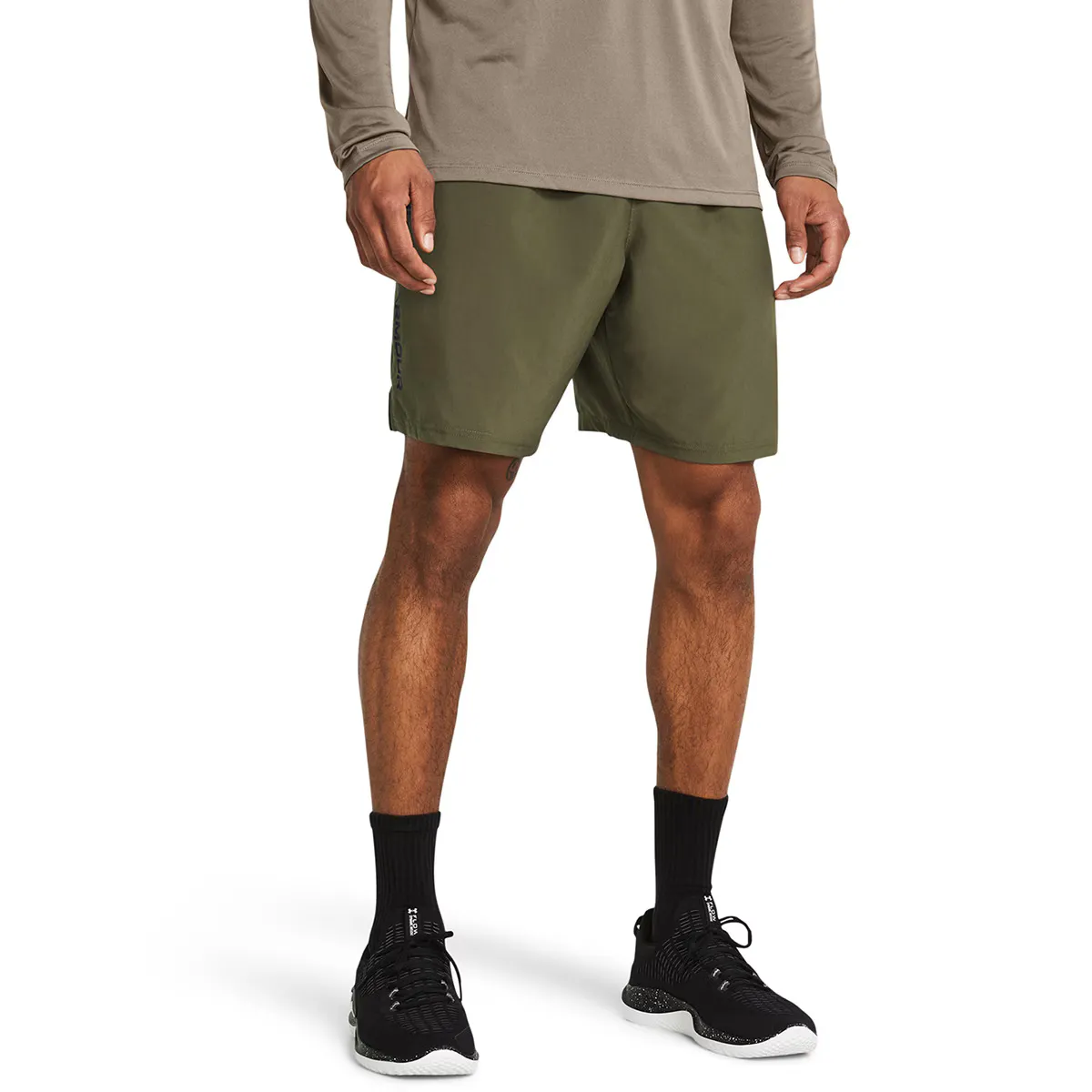 

Мужские тканые шорты с надписью Under Armour, зеленый
