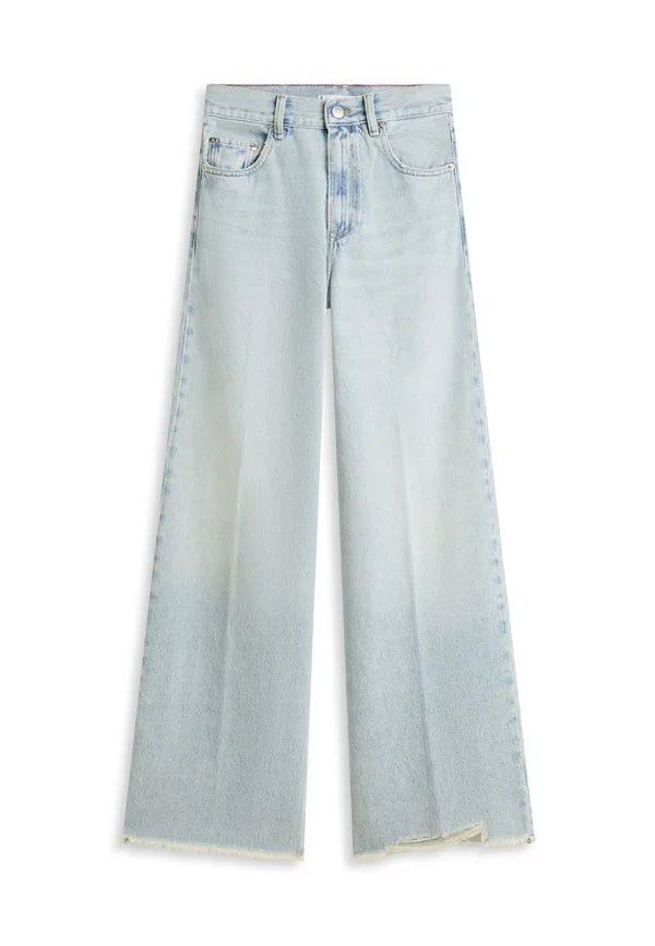 Джинсы с высокой посадкой и широкими штанинами в стиле 70-х Tommy Hilfiger, Light Blue Denim — фото 4