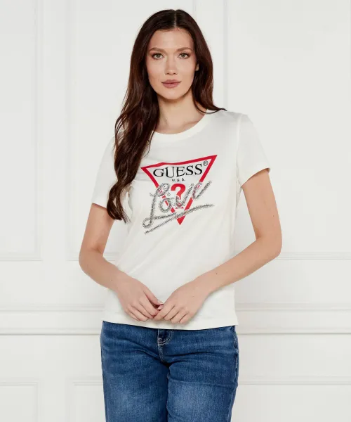 

Футболка Regular fit Guess Jeans, белый
