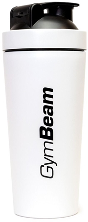 

Спортивный шейкер GymBeam Shaker Steel, White 739 ml