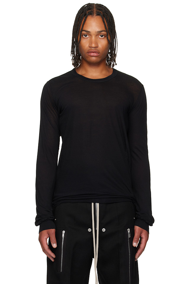 

Базовая футболка Concordians с длинными рукавами Rick Owens, черный