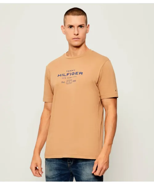 

Футболка Regular fit Tommy Hilfiger, бежевый