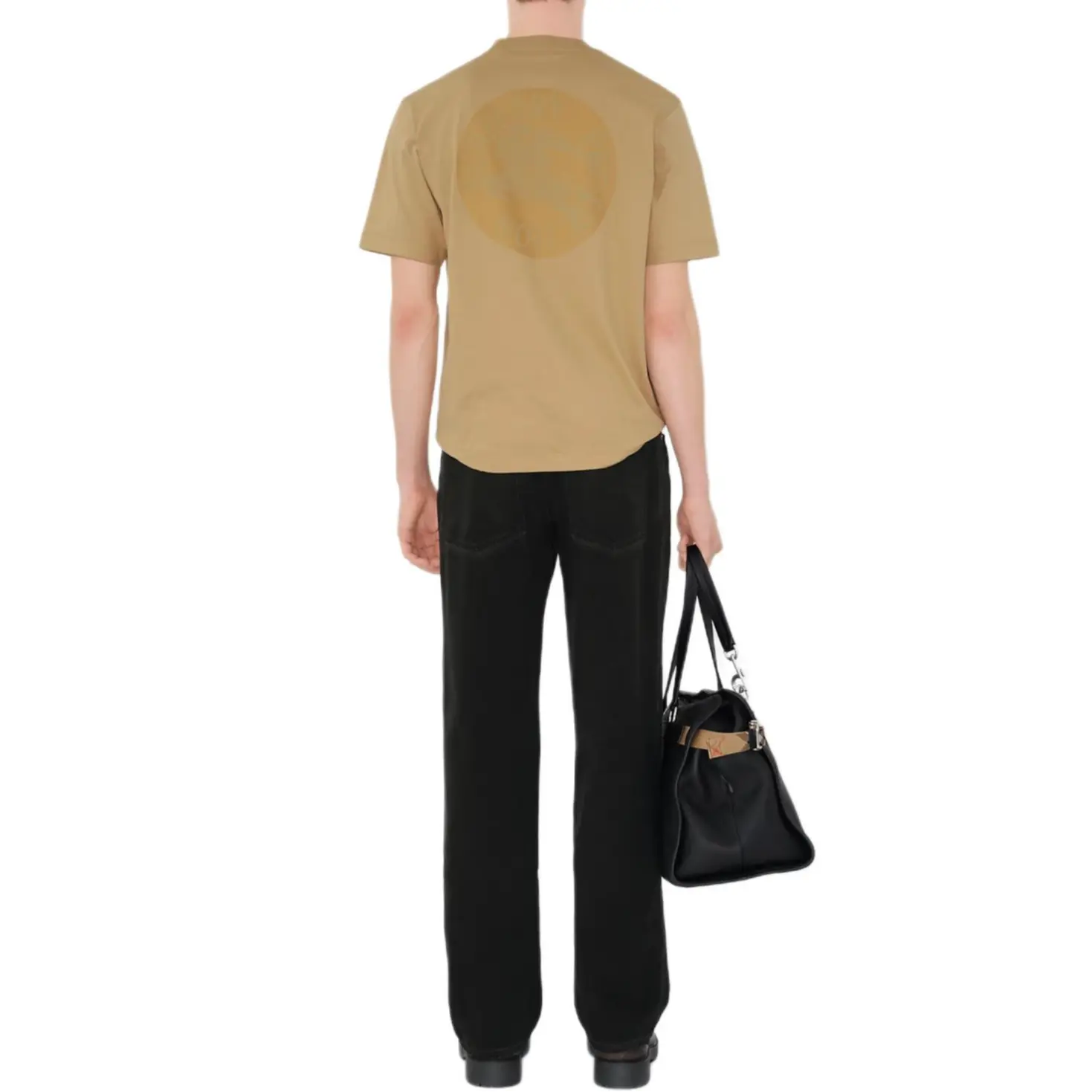 Футболка Cotton T shirt EKD Burberry, песочный — фото 3