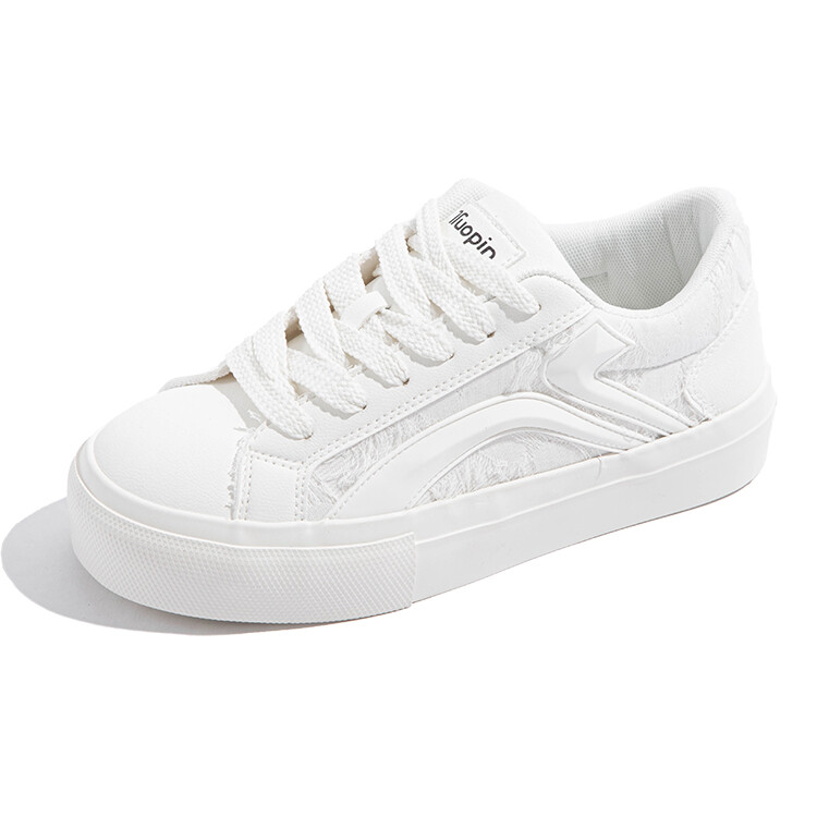 Кеды, обувь для скейтбординга Pie Shoes, женская, низкая Tuopin, цвет Cream Yellow — фото 2