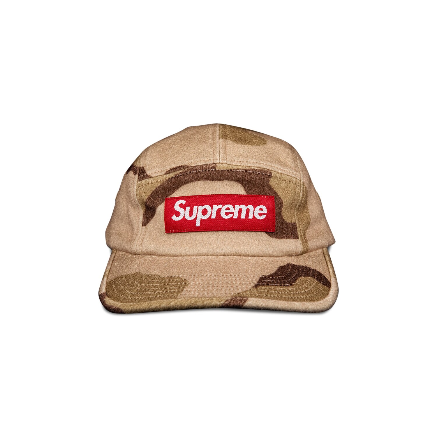 

Кепка Supreme Wool Camp Desert Camo, Коричневый, Кепка Supreme Wool Camp Desert Camo