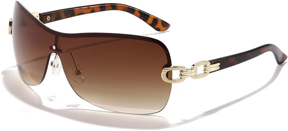 

Солнцезащитные очки серого градиента для женщин, обтекаемые, с кристальными элементами, в винтажном стиле, широкие солнцезащитные очки-щитки для женщин, защита от УФ-излучения UV400 generic, 1