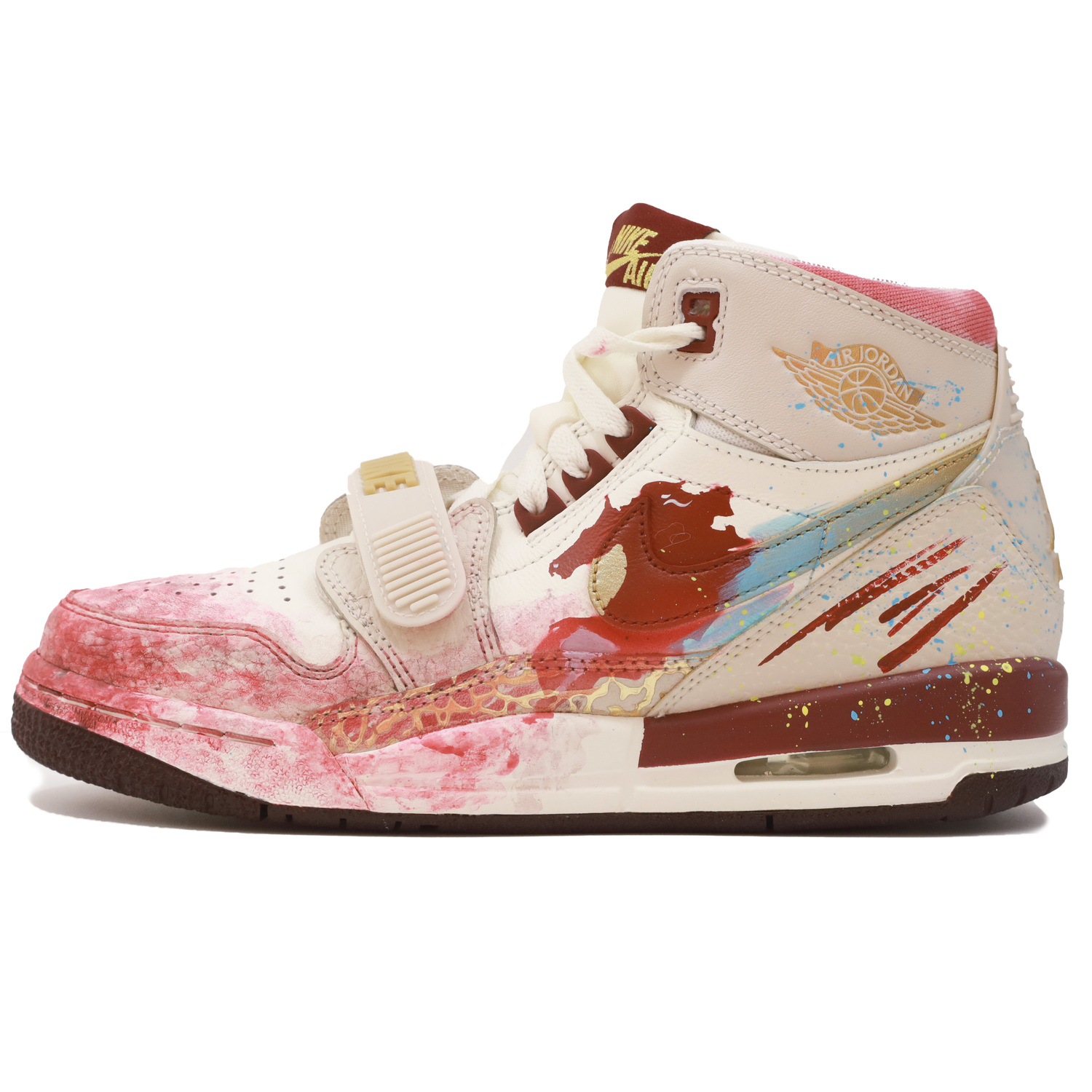 

Jordan Legacy 312 Red Hare Весенняя мода Кожа Модный тренд Противоскользящая амортизация Устойчивость к истиранию Высокие