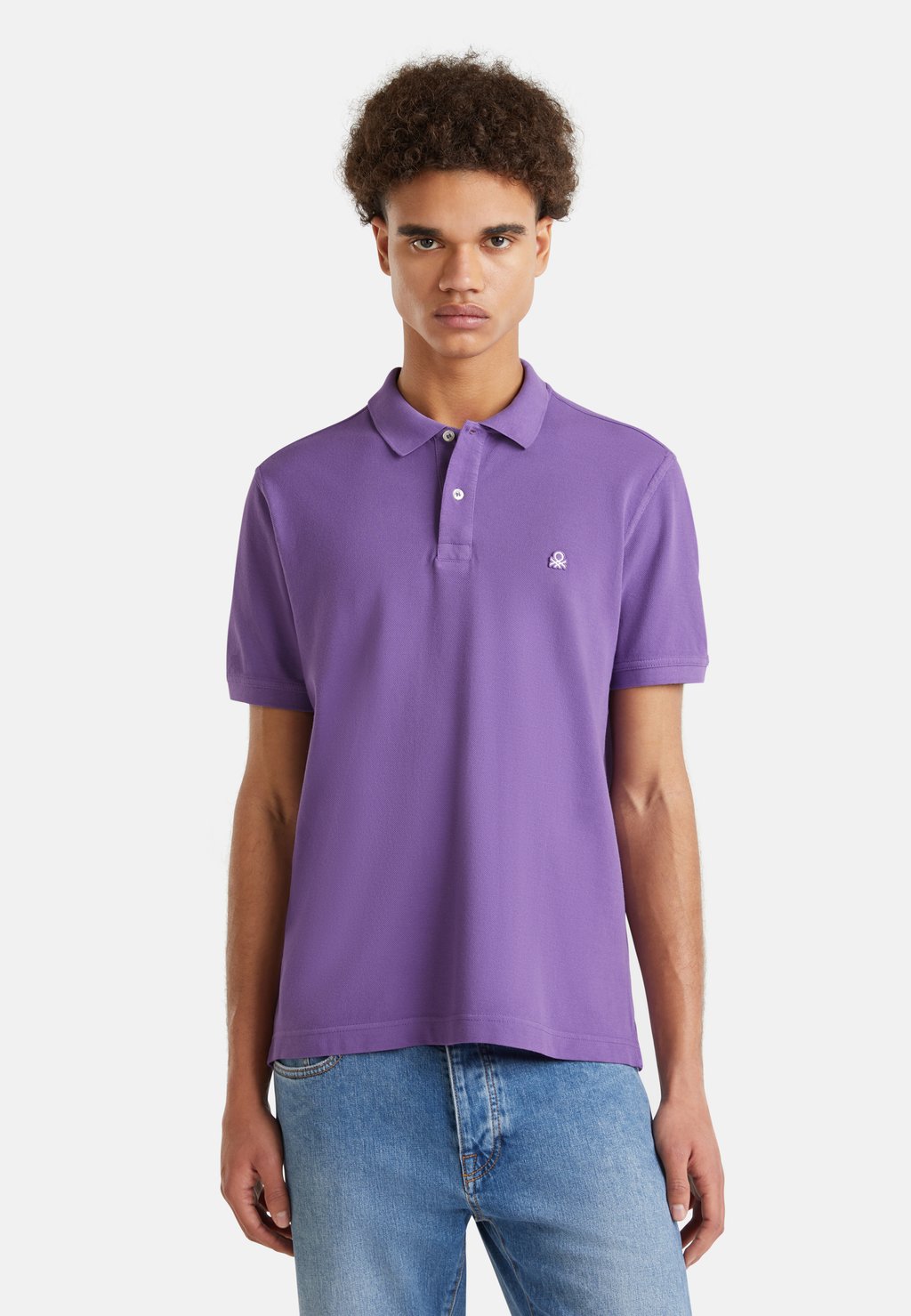 

Рубашка поло REGULAR FIT United Colors of Benetton, сиреневый