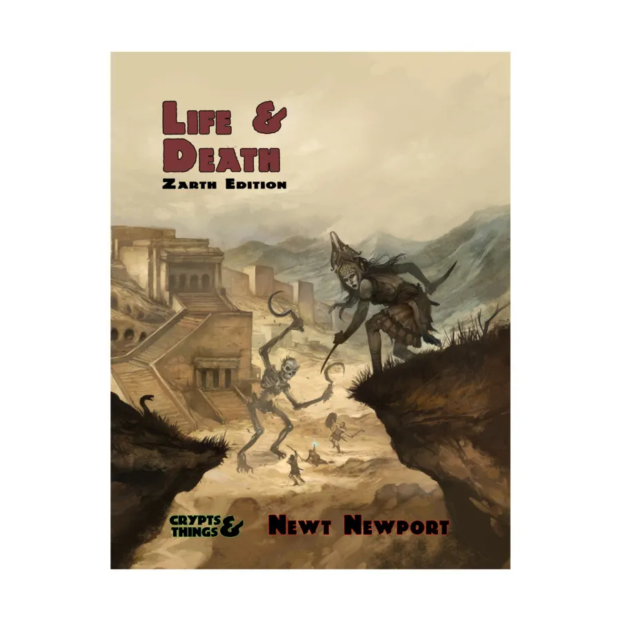 

Life & Death (Zarth Edition), Roleplaying Games (D101 Games), мягкая обложка