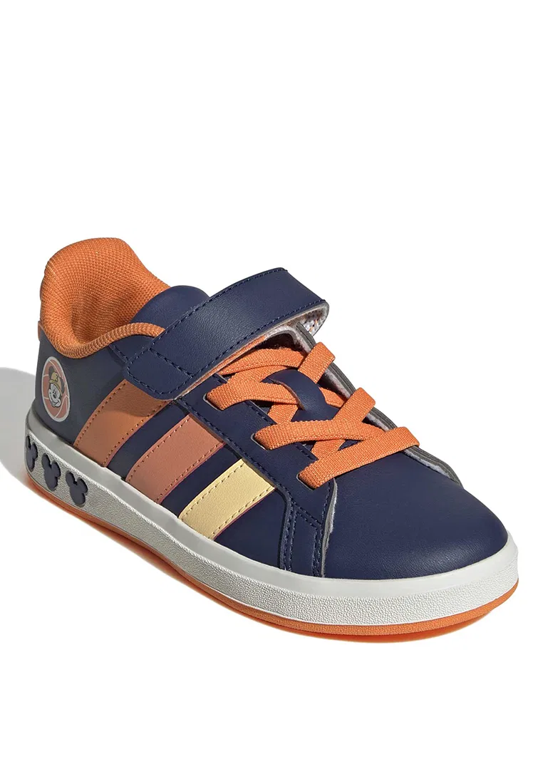 Кроссовки детские, с Микки Маусом, Adidas, черный/синий — фото 2
